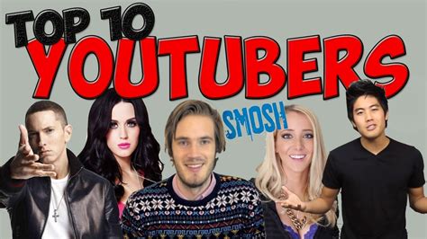 top ten most popular youtubers